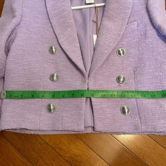 House of Harlow 1960 NWT Lilac Cropped Blazer, size Small - Picture 9 of 11